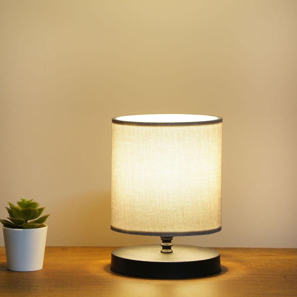 Opviq Stona lampa AYD-3243, Prljavo bela