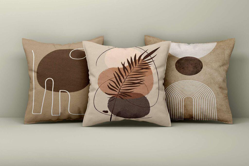 Aberto Design Set dekorativnih jastučnica Asr_plw25-49, 43x43 cm, 3 komada, Šarena