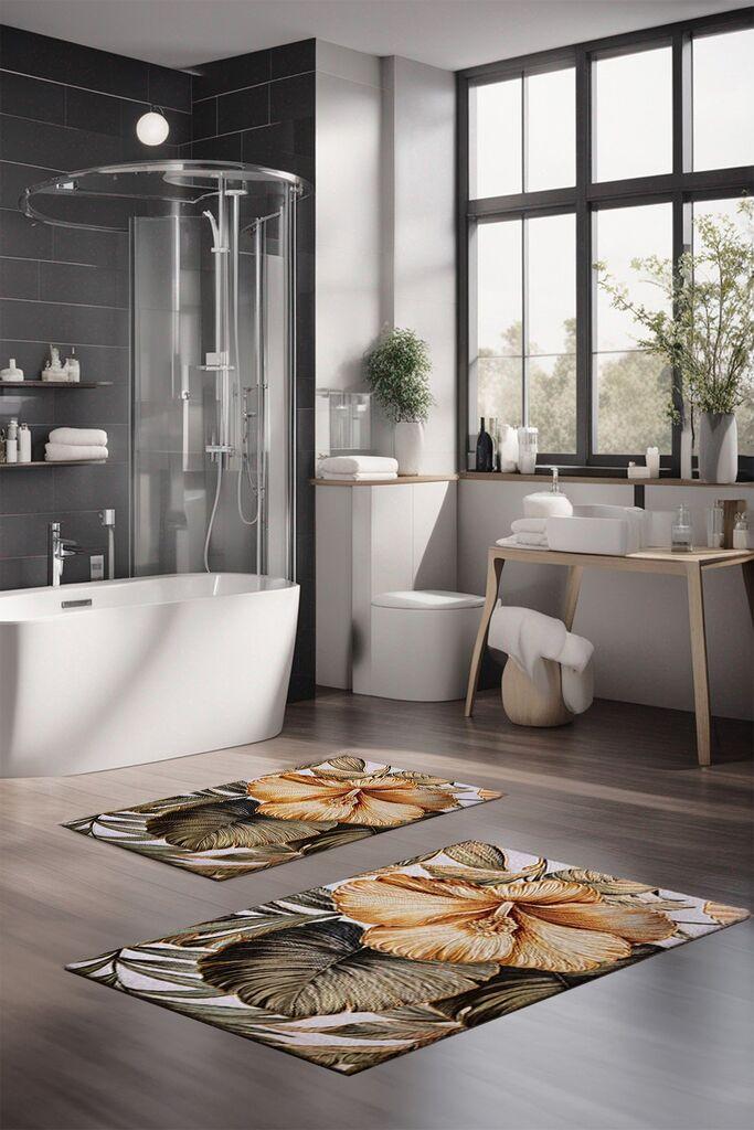 L'essentiel Maison Set prostirki za kupatilo CT-5375, 2 Komada, Šarena