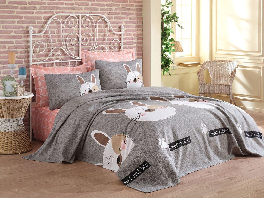 L'essentiel Maison Set Double prekrivač Tavsancik, 200x235cm, Siva