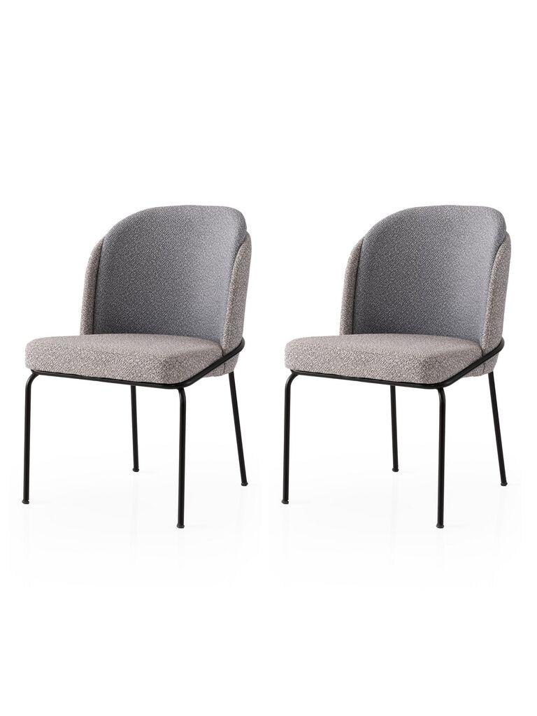 Hanah Home Set trpezarijskih stolica  Dore 175 V2, 2 komada,  Sivi