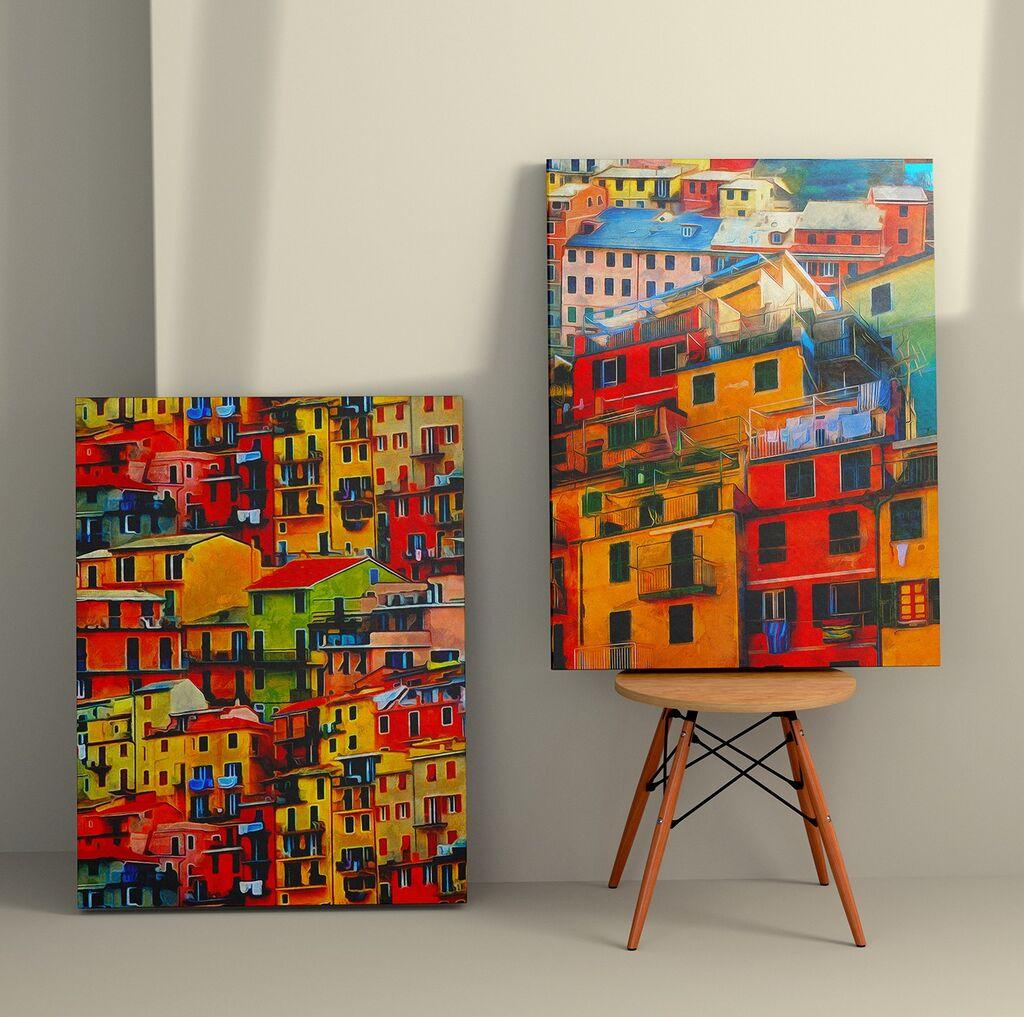 Wallity Slika 2KNV4259, 50x70 cm, 2 dela