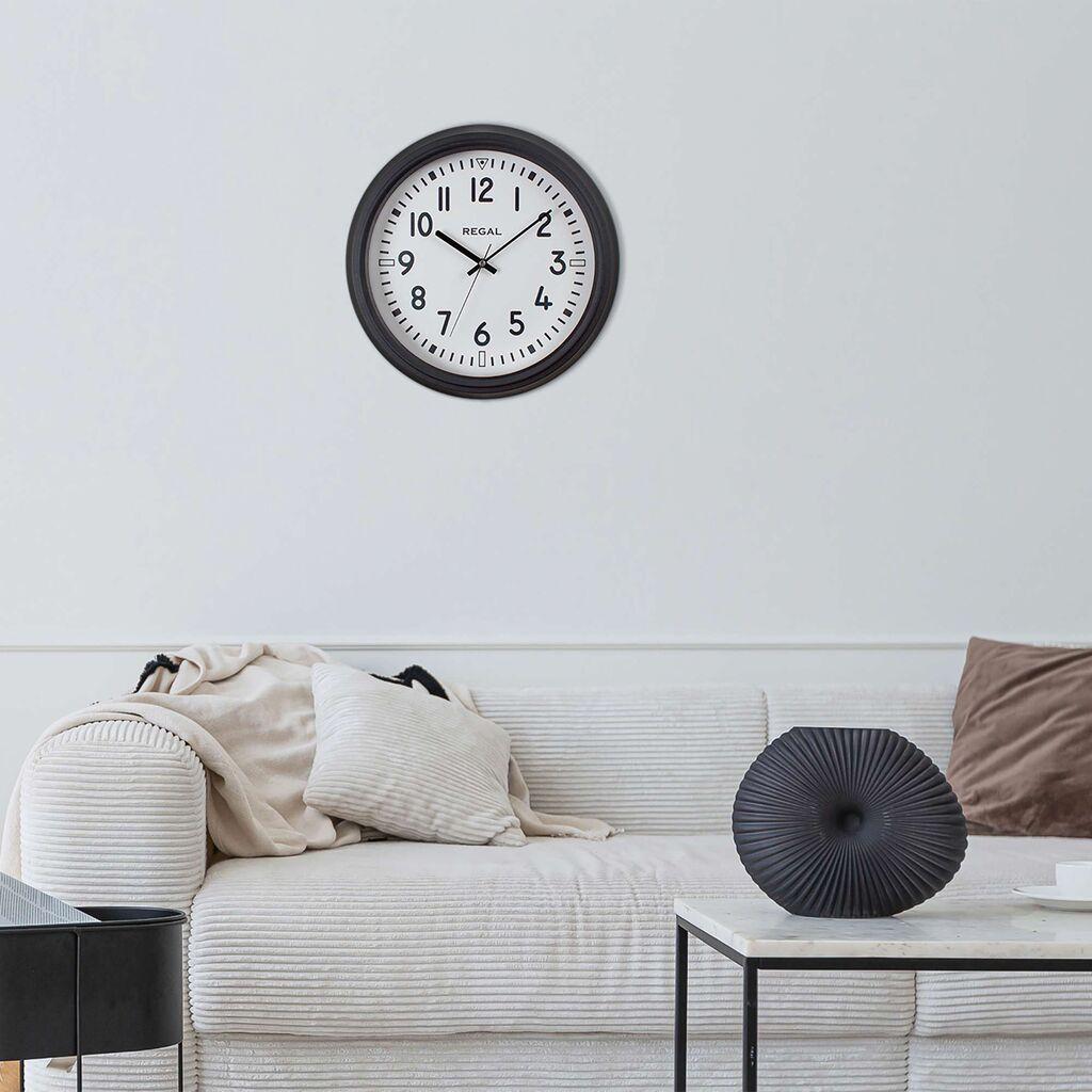 Wallity Zidni sat Classic, 40x40 cm, Crni