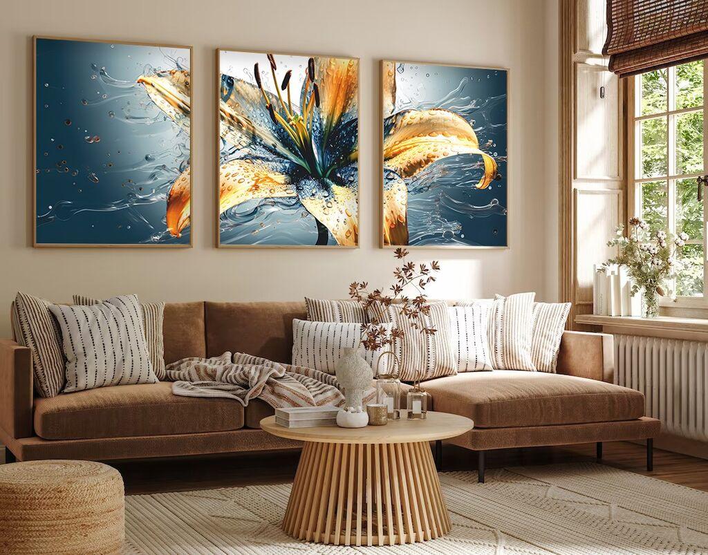 Wallity Uramljena slika Huhu219, 20x30 cm , 3 dela
