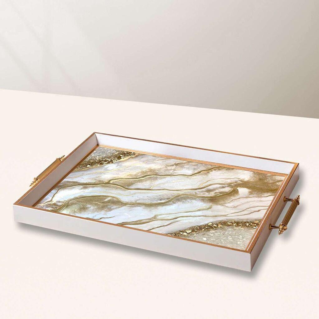 Aberto Design Poslužavnik TPB10048 50 x 29 x 3.5 cm, Šareni