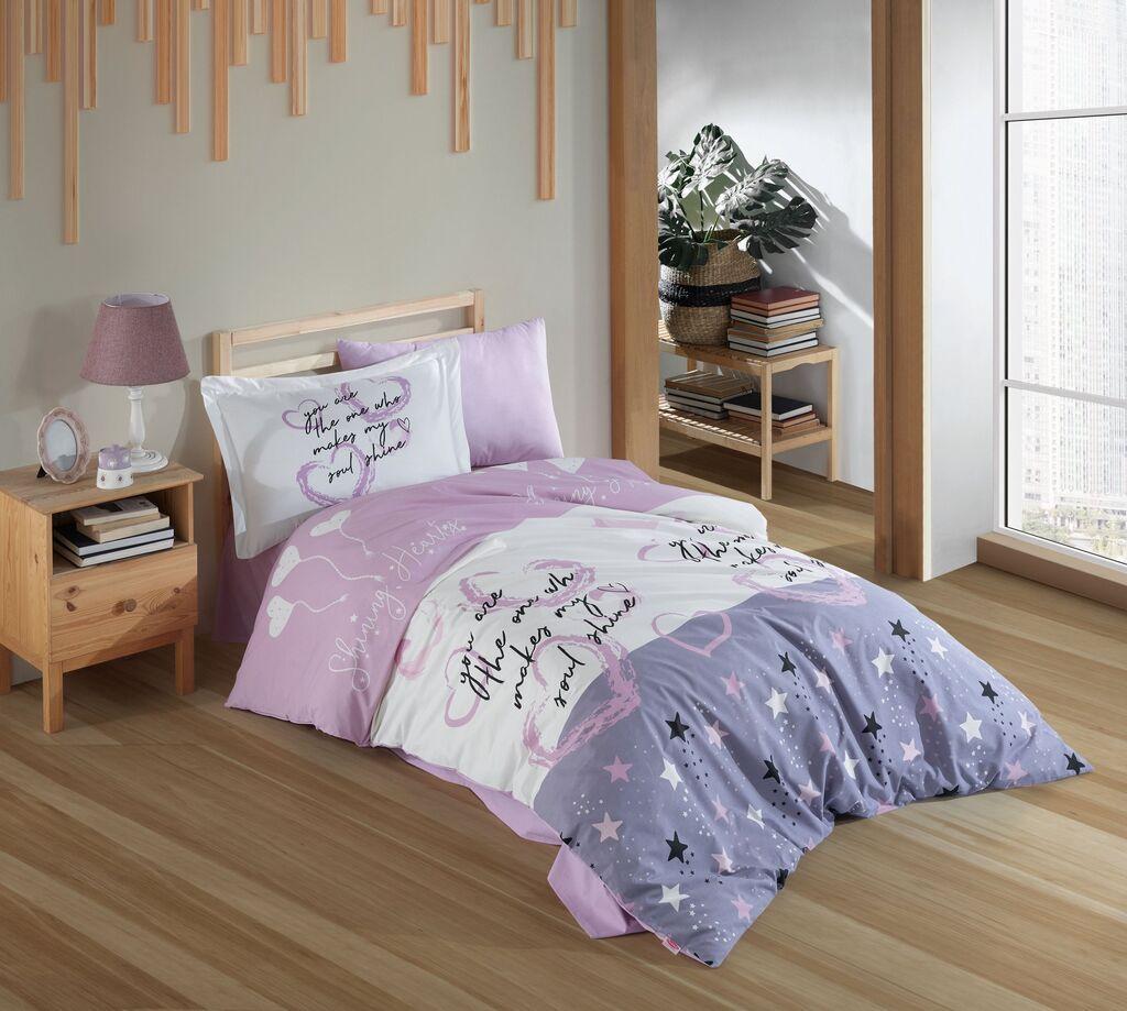 L'essentiel Maison Komplet posteljine Voyager, 160x220cm, Ljubičasta