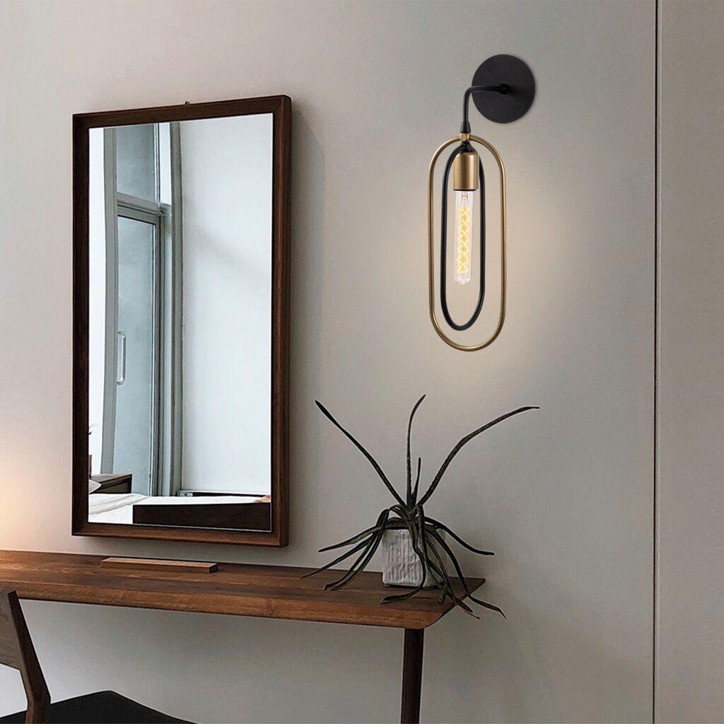 Opviq Cerco 3151 Zidna lampa, Crno-Bronzana