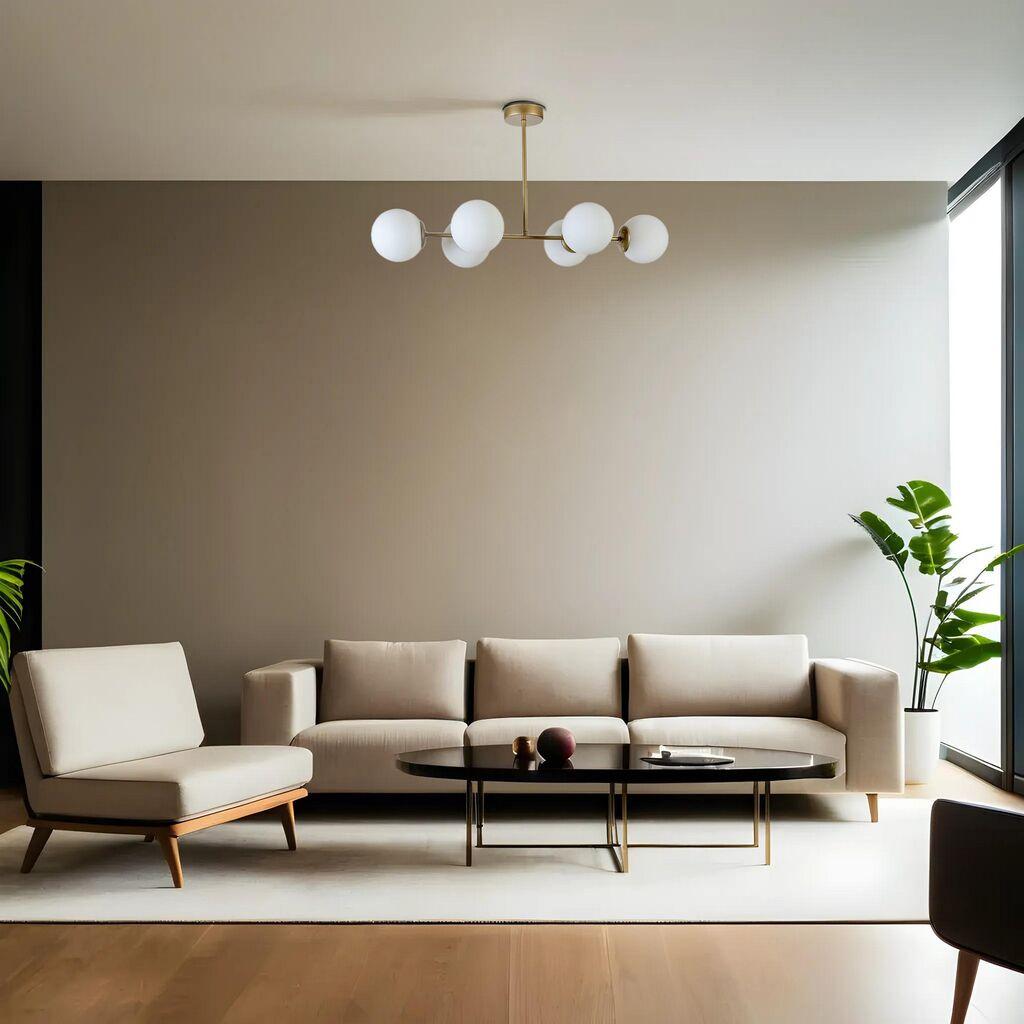 Opviq Luster Favori, 65cm 90 cm, E27, Zlatne boje