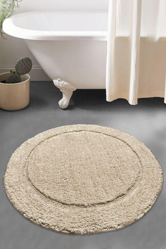 L'essentiel Maison Prostirka za kupatilo 90x90cm Krem