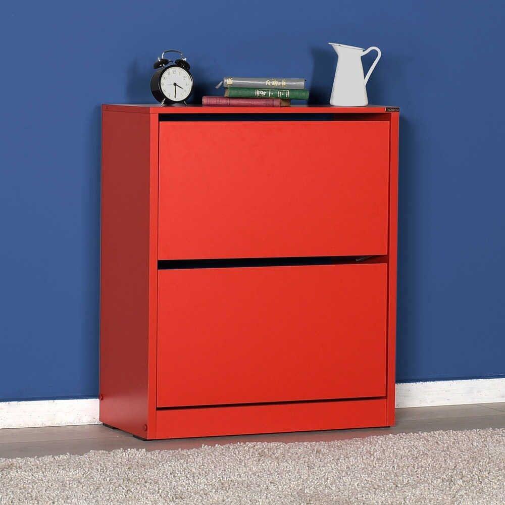 Hanah Home Cipelarnik Shc-520-Kk-1, 73 cmx84 cmx26 cm, Crveni