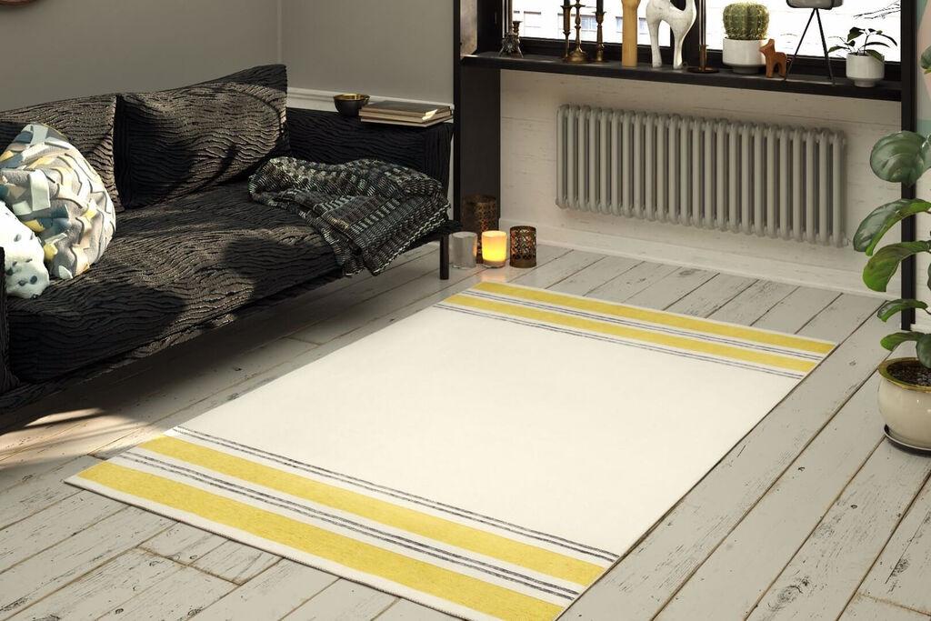 Conceptum Hypnose Tepih Funk -AL 13, 140x190 cm, Krem-žuti