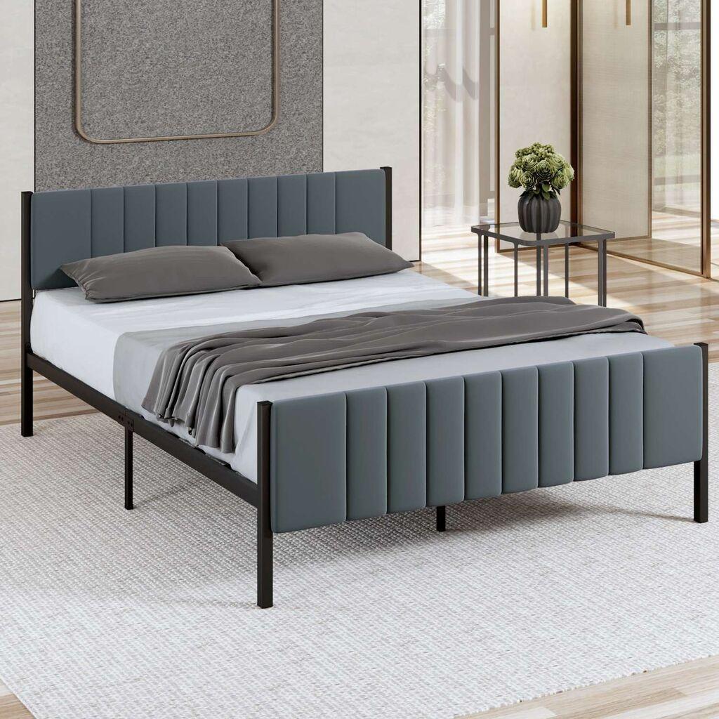 Hanah Home Francuski ležaj Lotus, 160x88x200 cm, Antracit