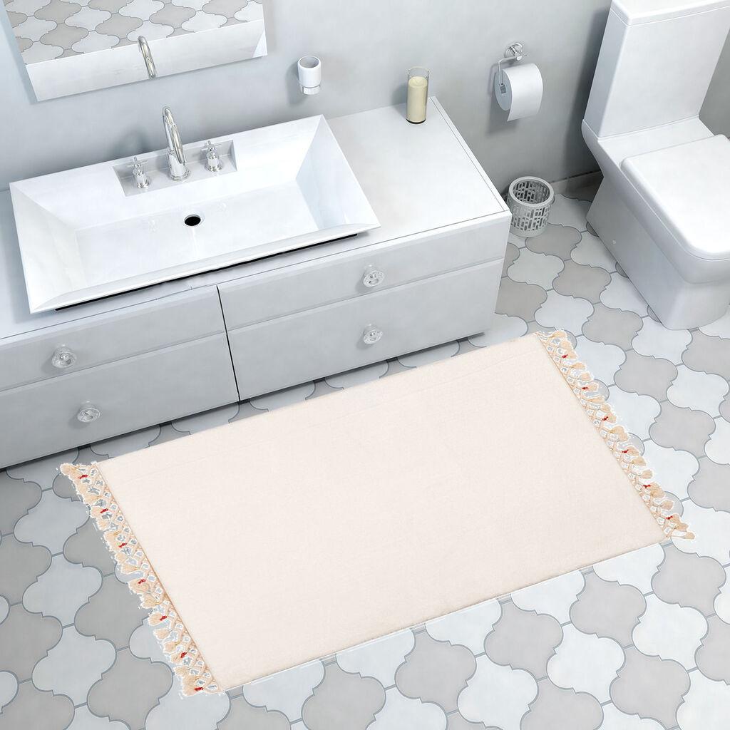 L'essentiel Maison Prostirka za kupatilo 75x120cm Bela