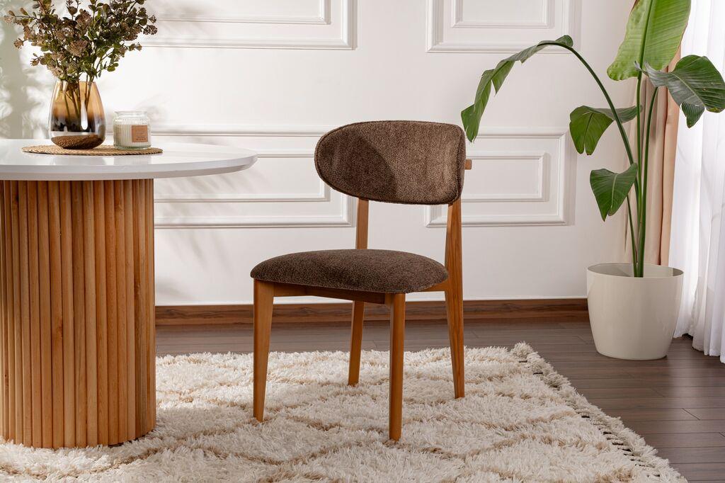 Hanah Home Set trpezarijskih stolica Lionte , 2 komada,  Kafa