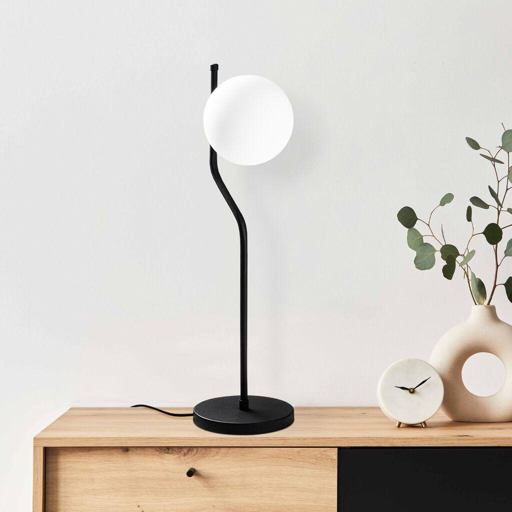 Opviq Stona lampa, Crna