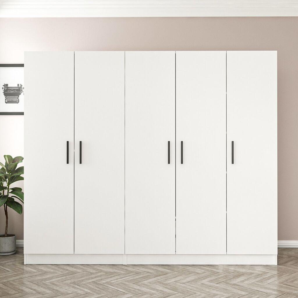Hanah Home Garderober Kale-3805, 225x210x52 cm, Beli
