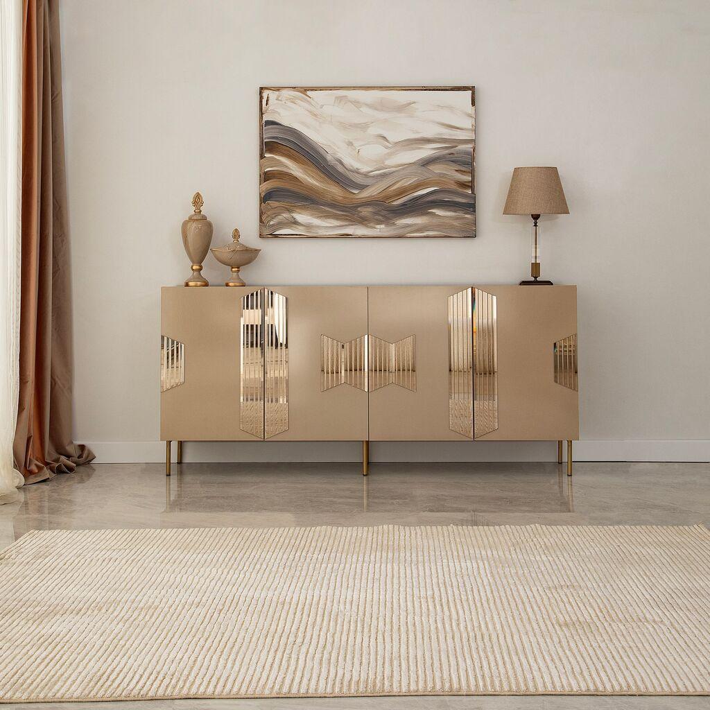 Hanah Home Konzola Vienna, 180x80x40 cm, Bronzane boje