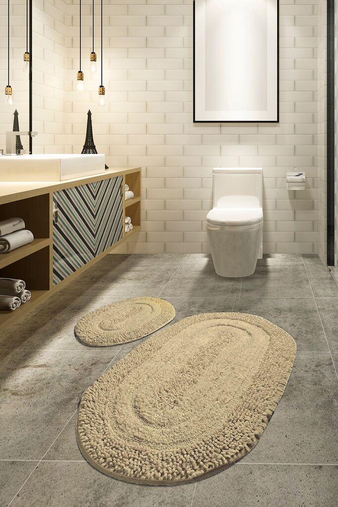 L'essentiel Maison Set 2 prostirke za kupatilo Šareni