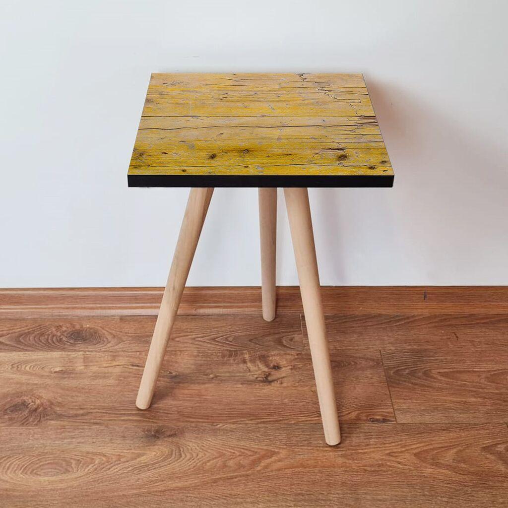 Hanah Home Klub sto Shp127, 35x42x35 cm, Žuti