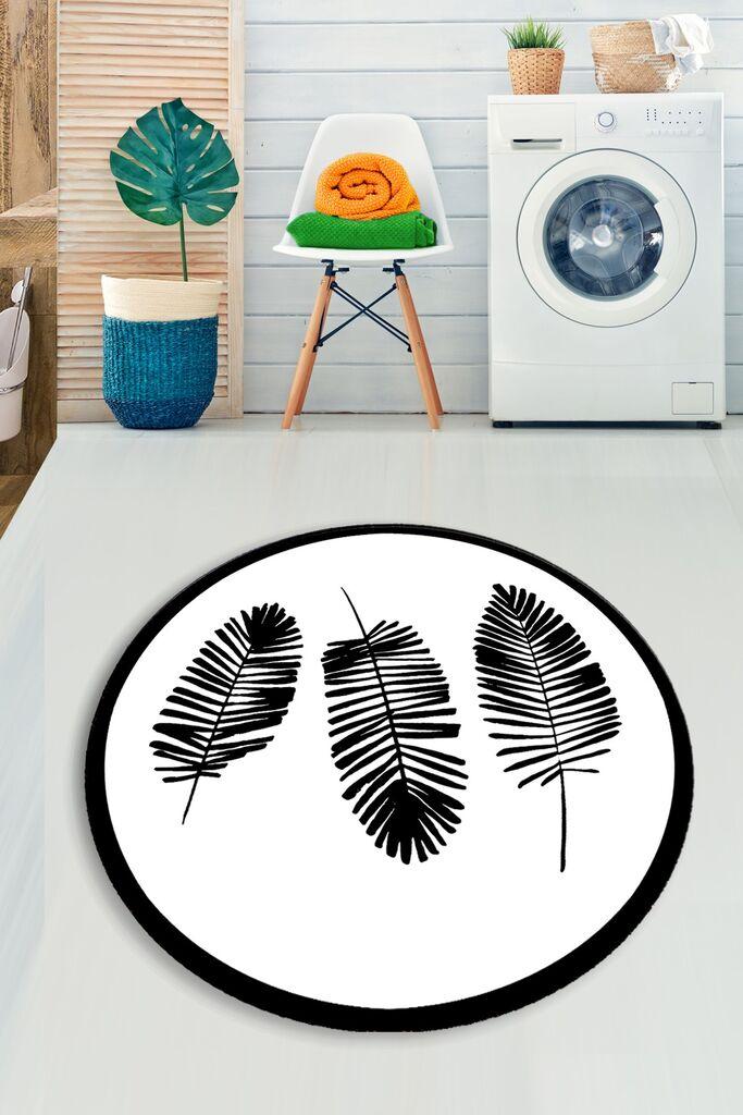 L'essentiel Maison Prostirka za kupatilo 100cm Crno-Bela