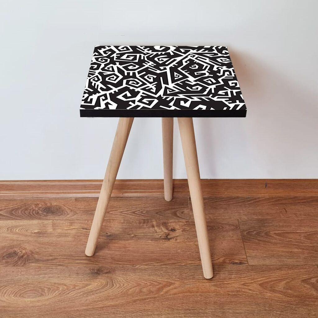 Hanah Home Klub sto Shp377, 35x42x35 cm, Crni