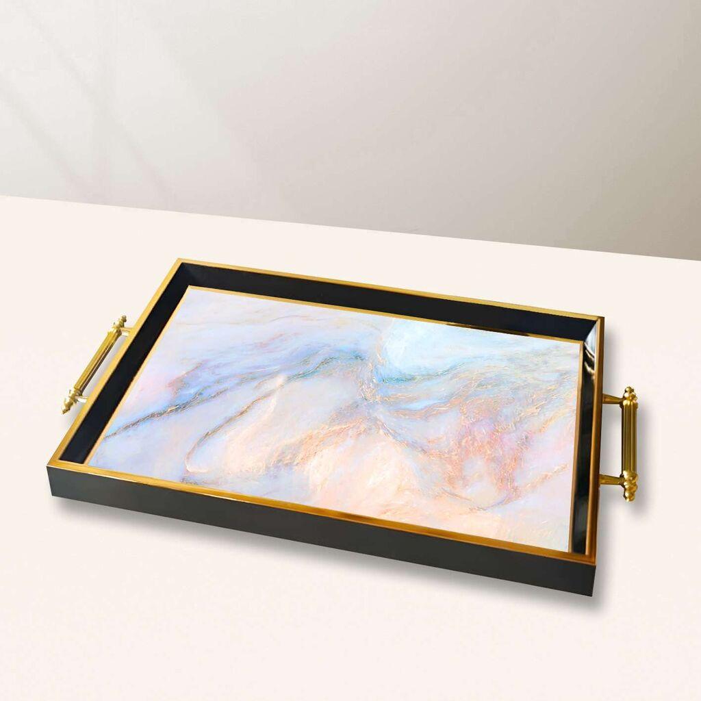 Aberto Design Poslužavnik TPA10038 50 x 29 x 3.5 cm, Šareni