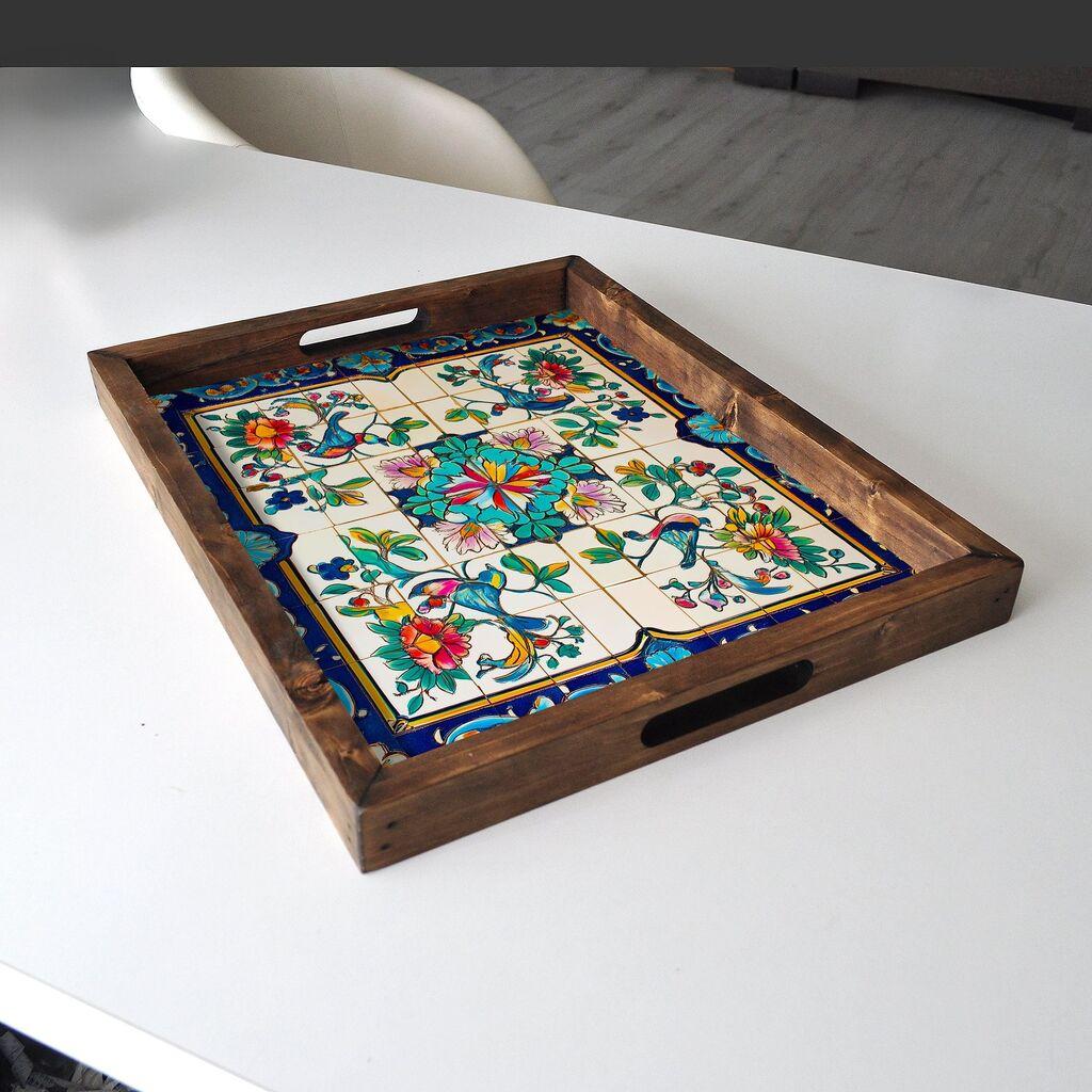 Aberto Design Poslužavnik REF022 48 x 38 x 4 cm, Šareni