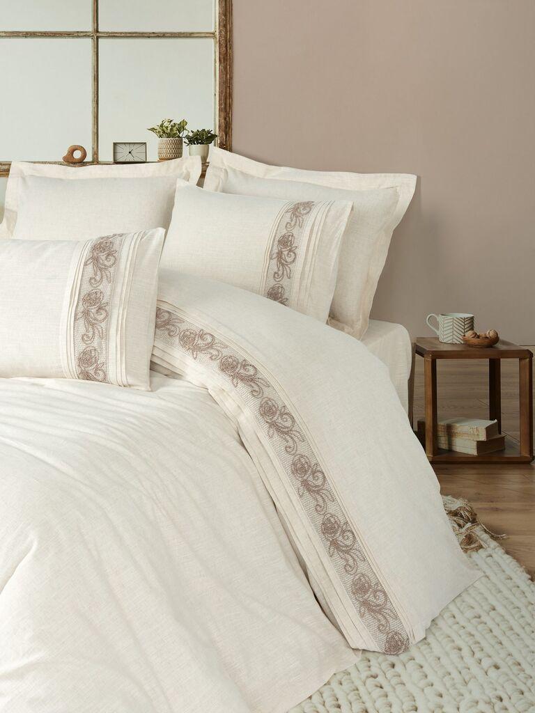 L'essentiel Maison Komplet Posteljine Floro, 200x220 cm, Krem