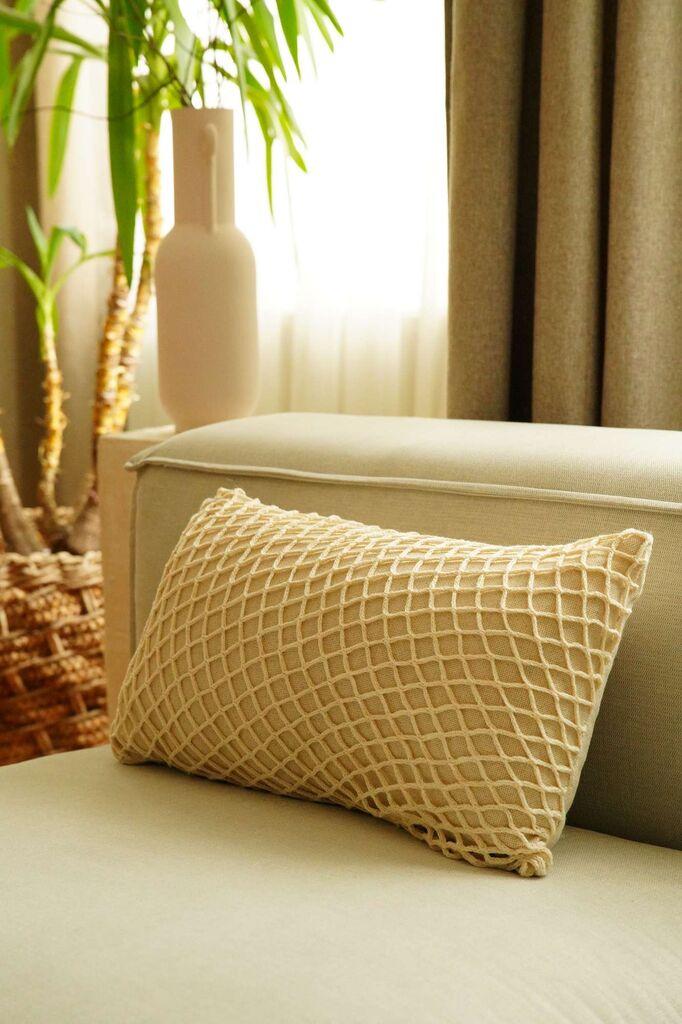 Aberto Design Dekorativna jastučnica KET004, 30x50 cm, Bež