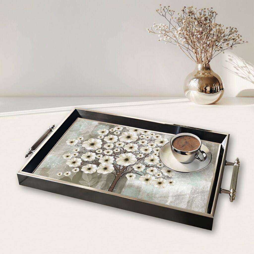 Aberto Design Poslužavnik TPG9884 50 x 29 x 3.5 cm, Šareni