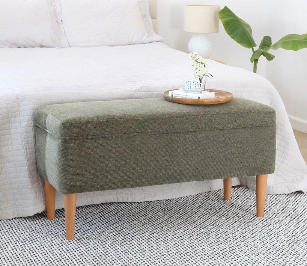 Atelier del Sofa Tabure Glend, 100x50x43cm, Zeleni