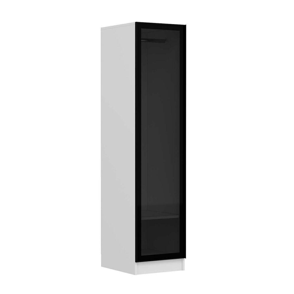 Hanah Home Garderober Minar Kale-8657, 45x190x52 cm, Belo-crni