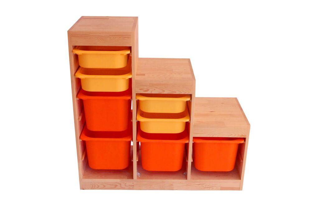 Hanah Home Komoda Oak Organizer, 32x97x42.5 cm, Hrast