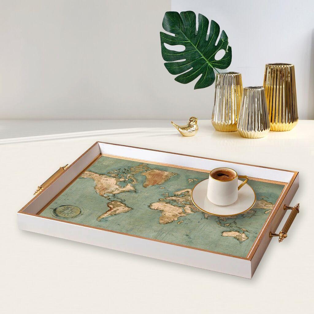 Aberto Design Poslužavnik TPB9941 50 x 29 x 3.5 cm, Šareni