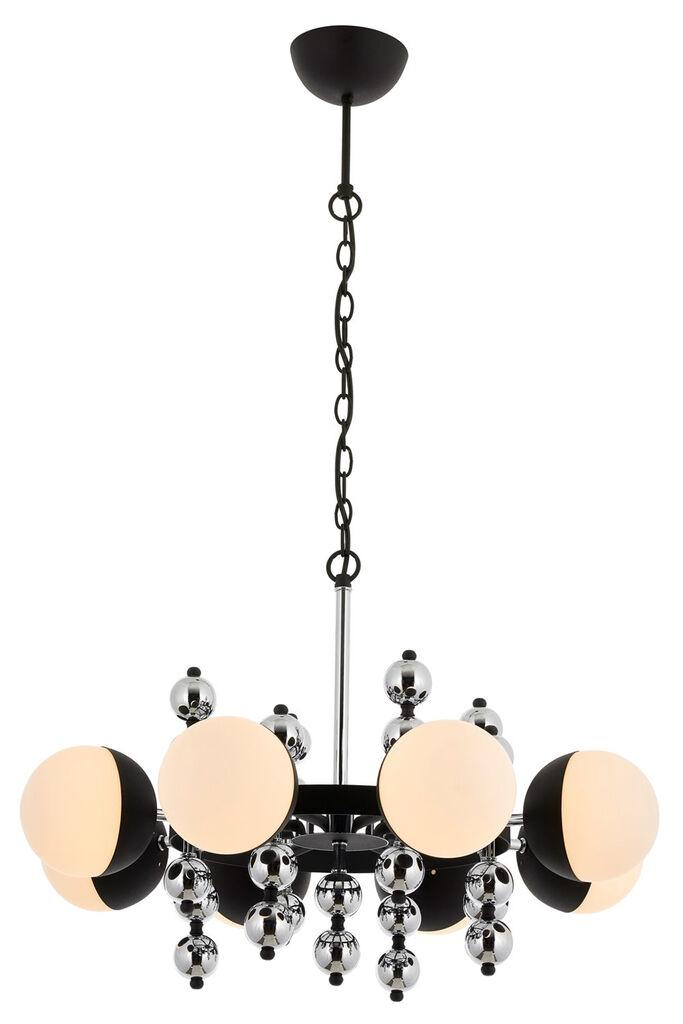 Opviq Luster Av-4322-8K, 68 cm, Crno-srebrne boje