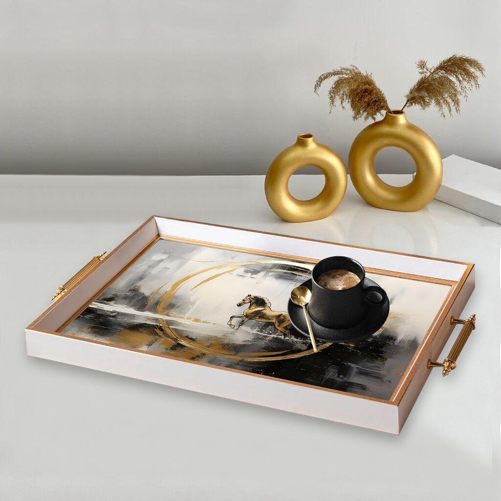 Aberto Design Poslužavnik TPB9830 50 x 29 x 3.5 cm, Šareni