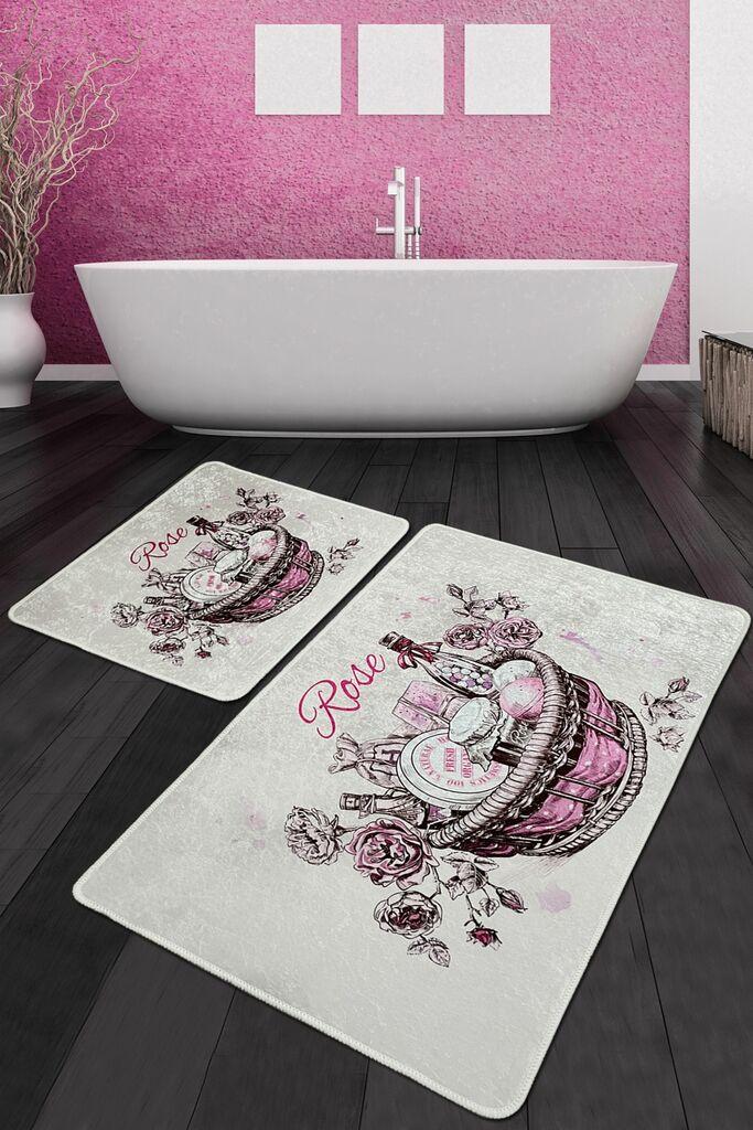 L'essentiel Maison Set 2 prostirke za kupatilo Šareni