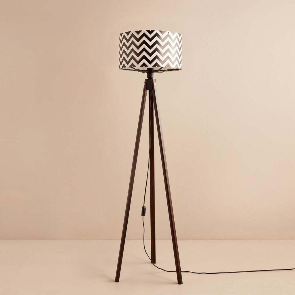 Opviq AYD 3462 Podna lampa, Crno-Bela