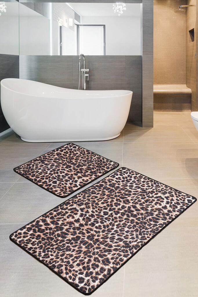 L'essentiel Maison Set 2 prostirke za kupatilo Šareni