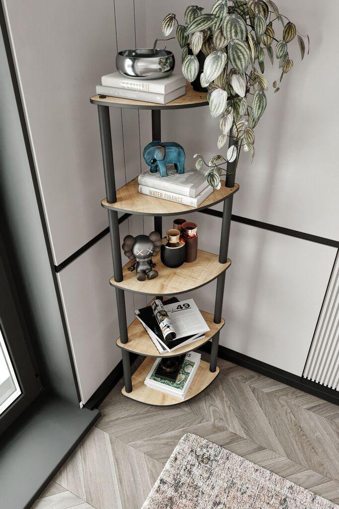 Hanah Home Polica za knjige 34x139x34 cm, Hrast