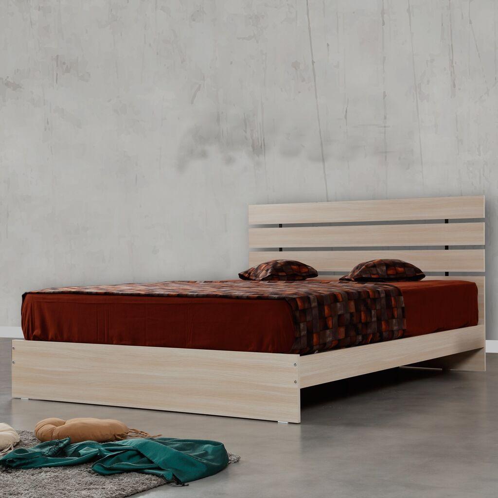 Hanah Home Francuski ležaj Fuga 180, 185x100x205 cm, Boje hrasta