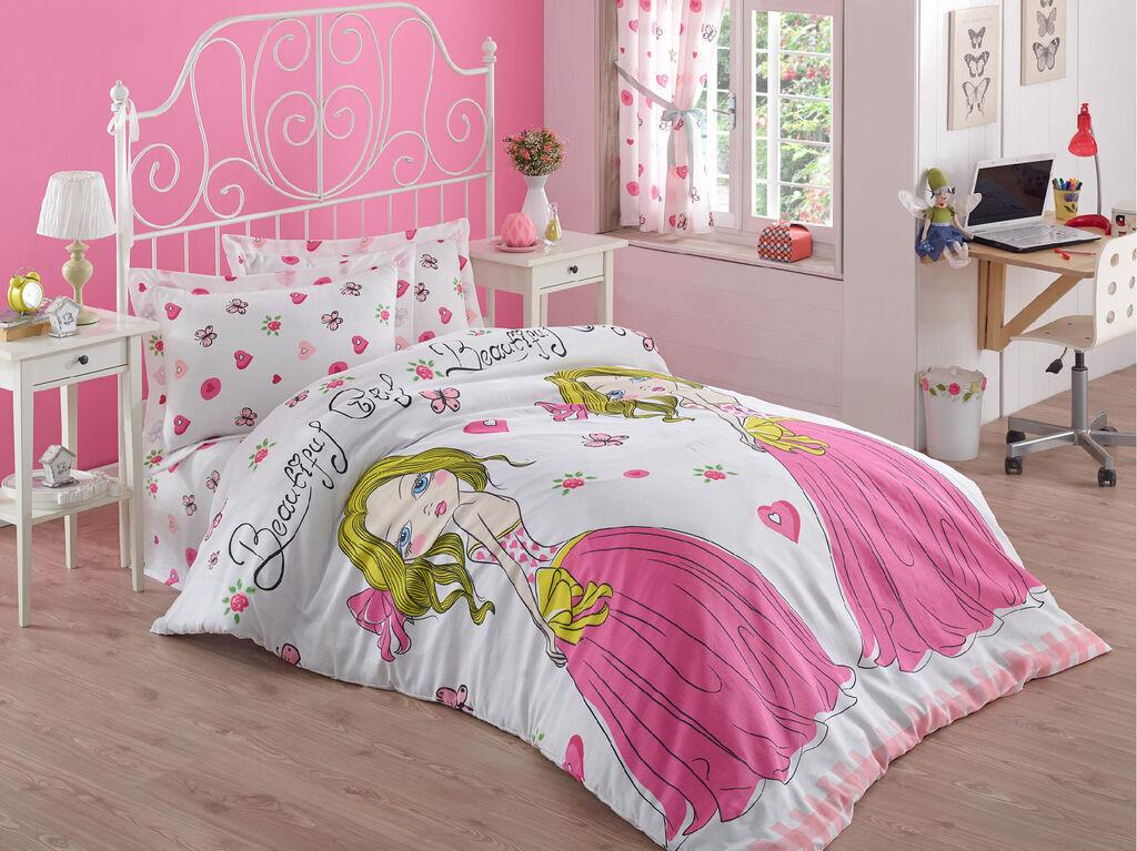 L'essentiel Maison Komplet posteljine Beatiful Girl, 160x220cm, Roze