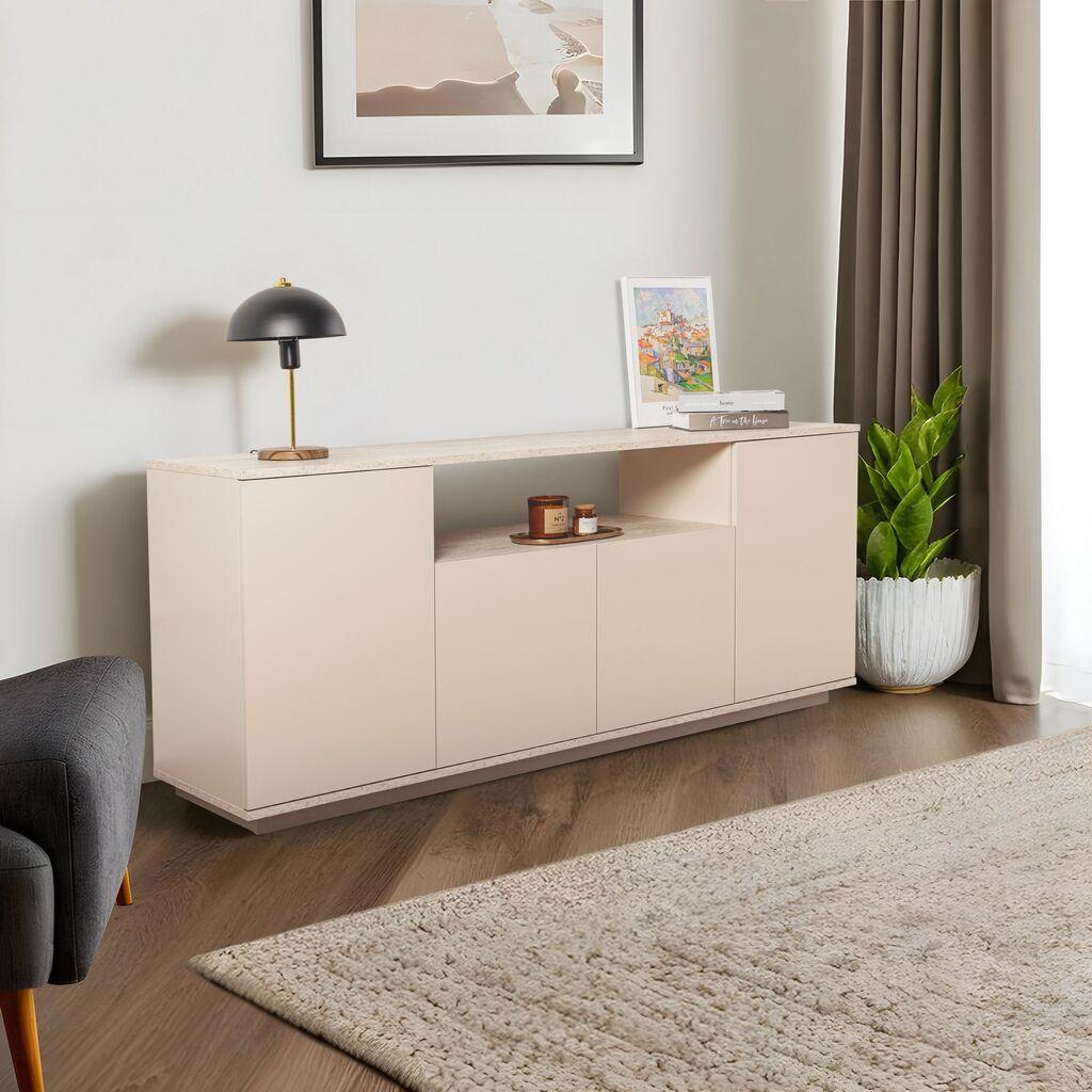 Hanah Home Konzolni sto Arista, 180x75x44.5 cm, Bež