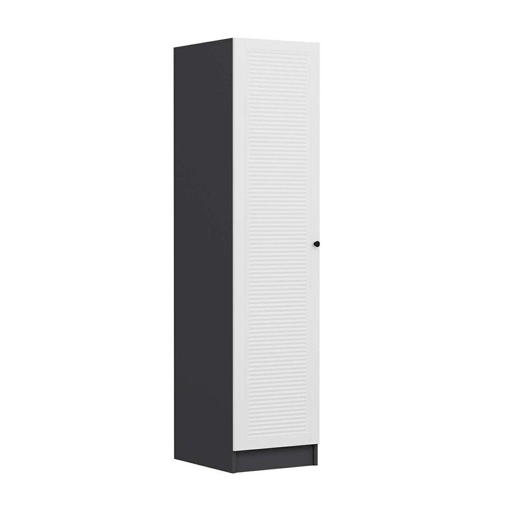Hanah Home Garderober Minar Kale-8711, 45x190x52 cm, Crno-beli