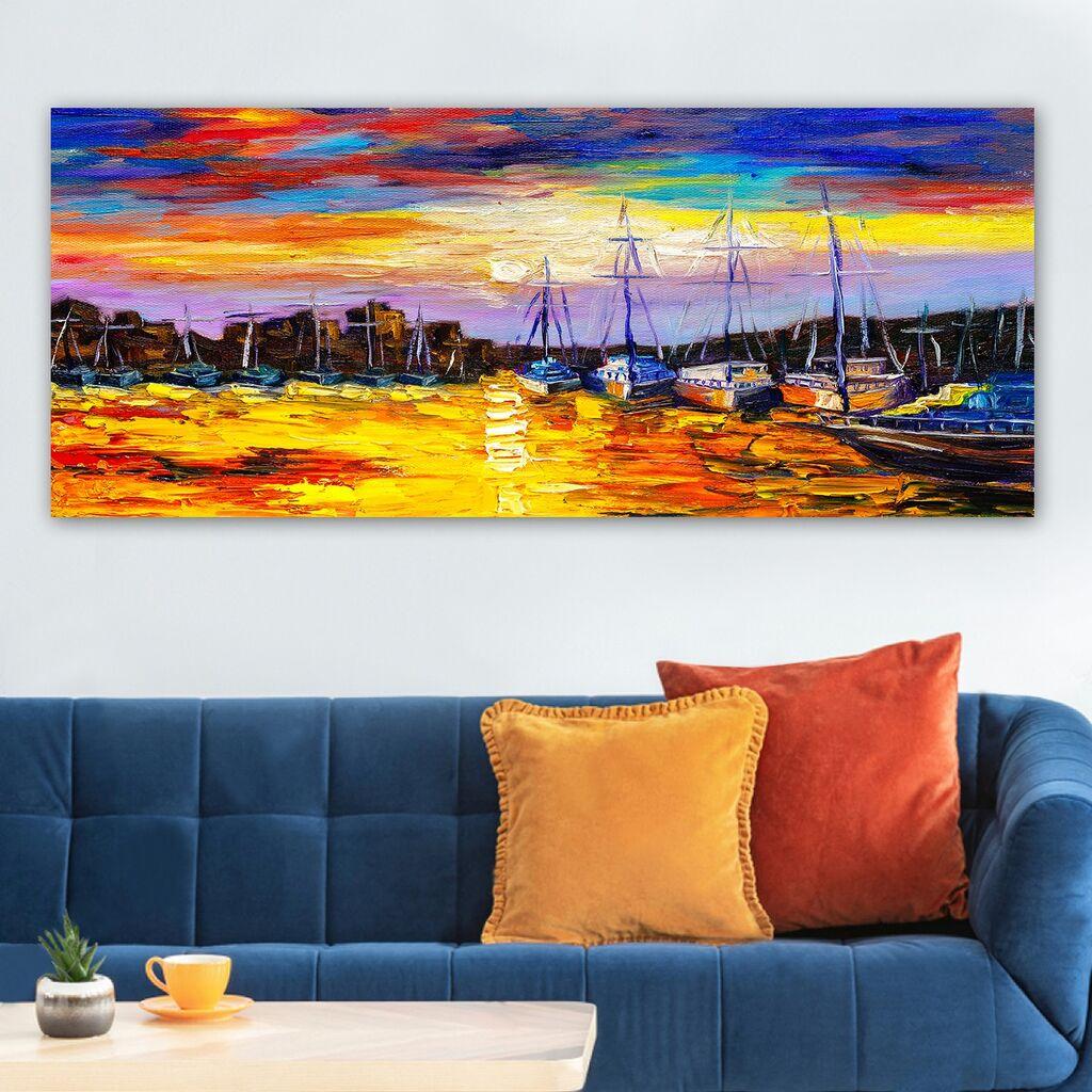 Wallity Slika na platnu 50x120cm