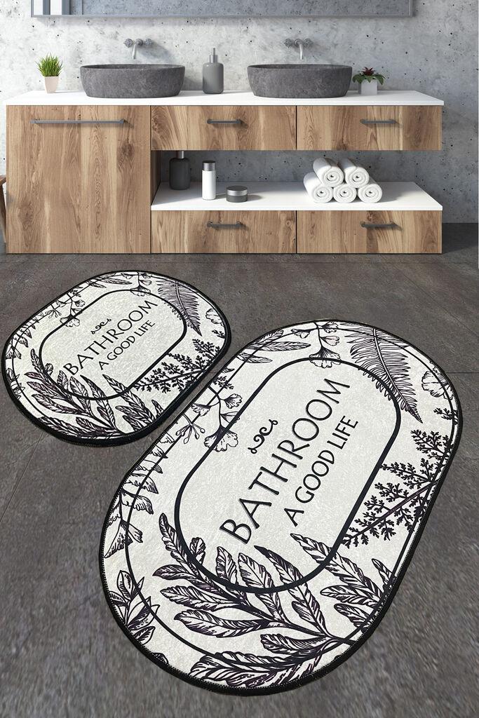 L'essentiel Maison Set 2 prostirke za kupatilo Šareni