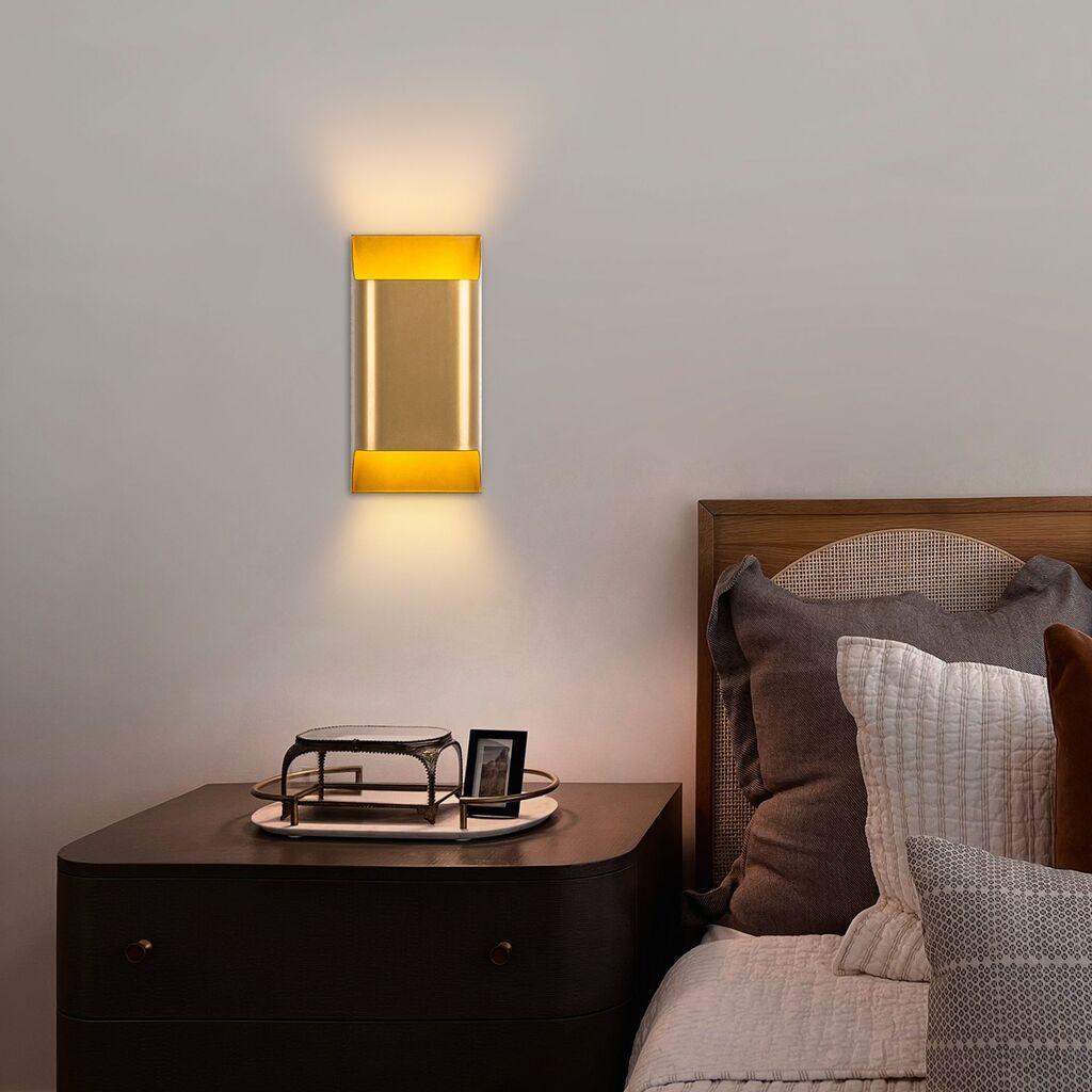 Opviq Zidna lampa Bera-15312, 15x30x11cm, IP20, Zlatna boje