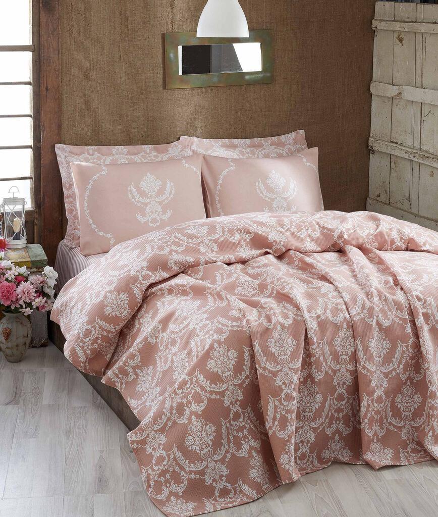 L'essentiel Maison Set prekrivač i jastučnica Pure, 160x230 cm, Roze