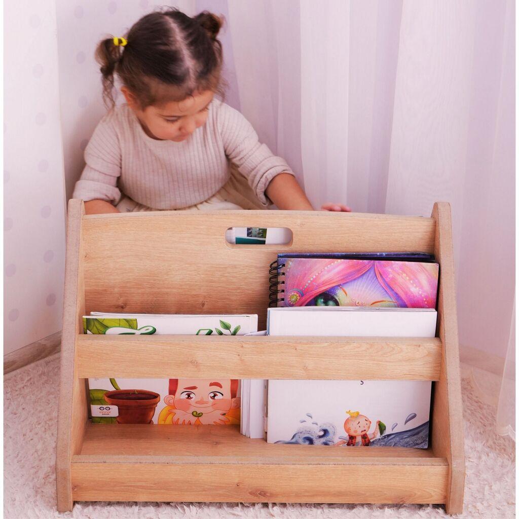 Hanah Home Polica za knjige Kucuk Bilge, 50x33x37 cm, Braon