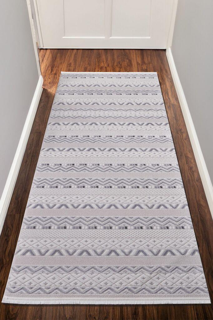 Conceptum Hypnose Tepih Nora 7335, 120x500 cm, Sivi